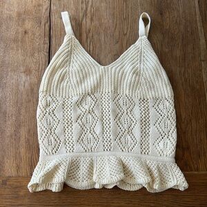 Lisa And Rose Crochet Tank Women's size small